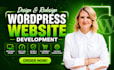 do design and redesign wordpress website developement