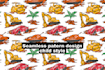 design cute seamless patterns for children and fabrics