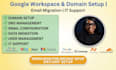 google workspace admin console domain dns email setup migration IT support