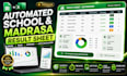 create automated school madrasa result sheet with dashboard