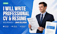 write a professional CV and resume for job seekers