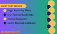 do niche relevant guest posting