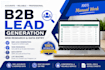 do b2b led generation web research data entry