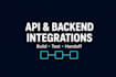 build a production rest API or backend integration