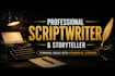 be your professional scriptwriter for youtube, videos, and more