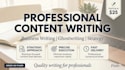 do the writing and editing of documents