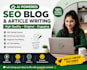 write ai SEO blog posts and articles