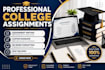 write format and design your assignment professionally