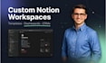 build a custom notion workspace, template or dashboard for you