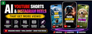 create engaging ai youtube shorts, instagram reels