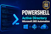 do secure powershell scripts for ad and m365