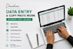 do accurate data entry as per your requirement image to pdf