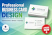 create a clean and modern business card design