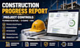 prepare construction progress reports and project controls