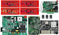design a custom gate controller pcb with professional schematic and gerber files