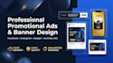 design high converting e commerce ad banners and social media graphics