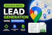 scrape google maps lead,  generation and specific location using outscraper