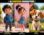 create unique ai cartoon characters