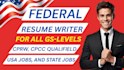 write a professional federal resume