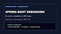 fix and debug spring boot java rest API and backend errors