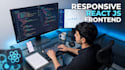 build a responsive react js website with modern ui design