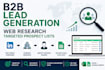 do b2b lead generation and web research