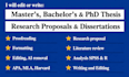 proofread and edit your thesis, dissertation or research paper