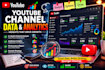 do youtube channel setup and video seo