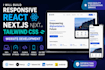 build a responsive react nextjs and tailwind CSS website
