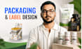 design supplement and herbal product packaging and labels