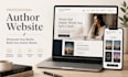 create book author website and squarespace author website for writers