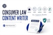 write SEO consumer law and consumer rights articles