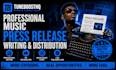 write and distribute your music press release