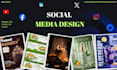 design professional social media graphics