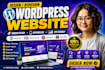 create wordpress website for business