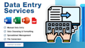 handle data entry, admin support,excel, word, and google sheets