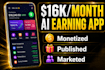 develop and market ai earning app for passive income