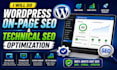 do wordpress on page and technical SEO with yoast rankmath