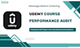 review, audit and optimize your udemy course