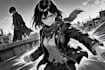 make anime manga comic illustration, manga comic