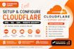 configure cloudflare dns, SSL, CDN and website security