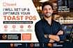 set up toast pos restaurant pos system, menu configuration