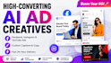 create high converting ai ads and social media ad creatives