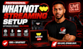 configure whatnot obs setup for card breaks, auctions, and sales