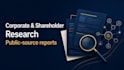conduct corporate research using public sources