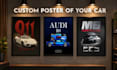 design a custom poster of your car