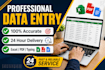do fast and accurate data entry and form filling