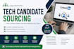 source and reach out to tech candidates on linkedin