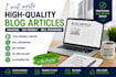 write a professional SEO blog article