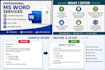 professionally edit, format, and redesign word documents